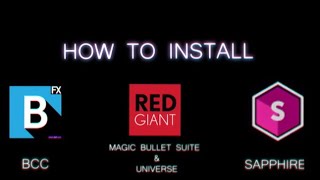 HOW TO INSTALL FREE DaVinci Resolve 18 Plugins  BCC Magic Bullet RSMB SAPPHIRE etc [upl. by Ahsak]