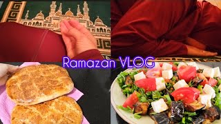 SESSİZ VLOG 30 İLK SAHUR ✨ SABAH NAMAZI ✨ RAMAZAN PİDESİ✨ ÇITIR PATLICAN SALATASI [upl. by Wiltsey]