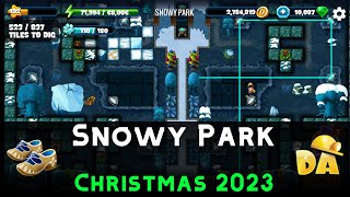 Snowy Park  Christmas 2023 5  Diggys Adventure [upl. by Atiz738]