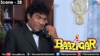 Johnny Lever on the phone Baazigar [upl. by Eugene]