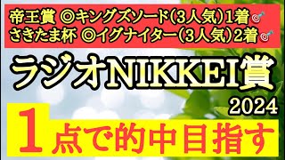 【ラジオNIKKEI賞2024】◎ペース流れそうで高速馬場を踏まえてあの馬に期待したい！ [upl. by Aihk968]