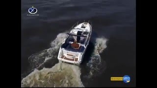 Aquador 23 DC  Мощный круизный катер из Финляндии  Настоящий кабриолет с носовой каютой [upl. by Noffets311]