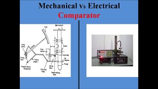 Difference Between Mechanical amp Electrical Comparator  Engineering Metrology  Dial Indicator [upl. by Annaynek]