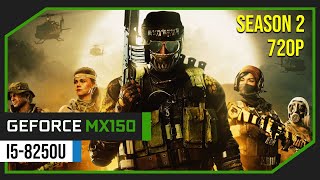 Call of Duty Warzone Season 2  Geforce MX150  i58250U [upl. by Yeclek]