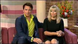 This Morning John Barrowman and Kate Thornton interview comedian Angelos Epithemiou [upl. by Ikcir]