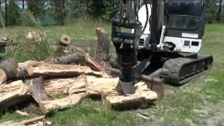 Log Splitter CASTORO 60 model by UEmme Srl [upl. by Pooh]