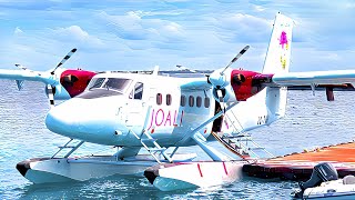 Maldives Seaplane Flight 4K Luxury Resort quotJOALIquot Private Seaplane Transfer 4K Travel Video [upl. by Eliak]