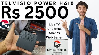 Telvisio Power H618 2GB 16GB Google Voice Bluetooth Android Smart TV Converter Box to Make TV Smart [upl. by Teddy]