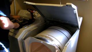 Maytag Atlantis Dryer Loose Baffle Repair [upl. by Faletti]