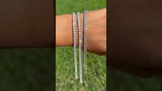 Sparkling diamond tennis bracelets 😍 youtubeshorts youtube shorts [upl. by Hemminger]