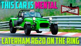 2013 Caterham R620 Development Car one lap of the Nürburgring Nordschleife [upl. by Asilahs]