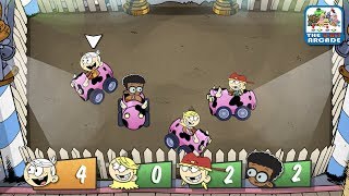 The Loud House Dairyland Amoosement Park  Driving Bumper Cows Nickelodeon Games [upl. by Issirk897]