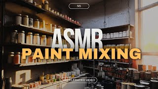 Mixing paint  Crafting shades ASMR [upl. by Idel]