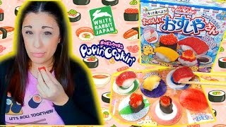 Popin Cookin SUSHI KIT white rabbit japan  Iolanda Sweets [upl. by Sawyor348]