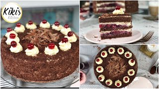 Schwarzwälder Kirschtorte Rezept ohne Alkohol  Klassische Torten  Rezepte die jeder liebt [upl. by Sihon722]