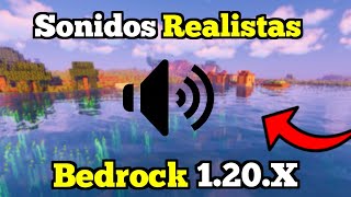 🟢 SONIDOS REALISTAS para Minecraft PE 120X  Textura Parallax Sounds v2 [upl. by Iemaj]