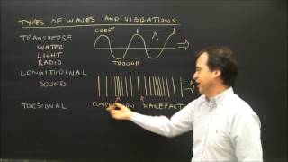 Types of Waves Transverse Longitudinal Torsional [upl. by Adnilreh707]