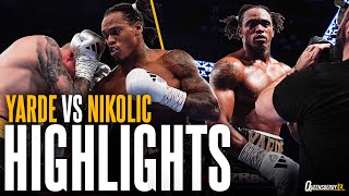 Anthony Yarde vs Marko Nikolic highlights  Body shot KO sends message to Buatsi  Ringside angle [upl. by Lhary755]