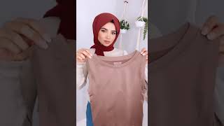 How to Cover a Low Neckline  Modest Fashion Hack [upl. by Vasquez687]