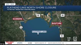 Section of Flathead Lake’s north shore closed for seasonal waterfowl production [upl. by Kcirre]