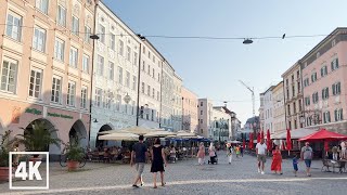 Rosenheim GERMANY Bavaria 2022 • 4K 60fps ASMR Real Time Virtual Walking Tour [upl. by Annoerb]