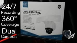 Eufy Floodlight Cam E340 Dual Lens AI Tracking Floodlight Security Camera 4k [upl. by Bow]