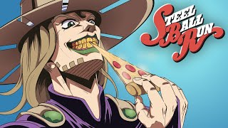 PIZZA MOZZARELLA Song by Gyro Zeppeli SBR Fananimation Анимация [upl. by Lietman526]