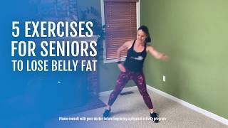 5 Exercises for Seniors to Lose Belly Fat [upl. by Aitan206]