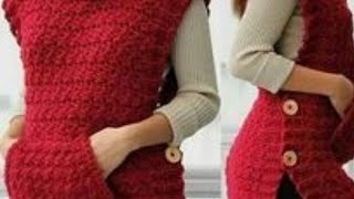 Poncho crochet para mujer  poncho knitting  poncho sweater poncho tejido a dos agujas [upl. by Siulesoj]