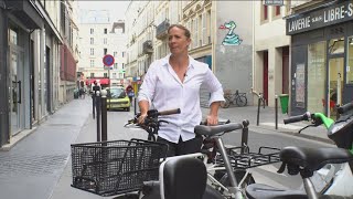 A cycling city  Parisians love to travel by bike [upl. by Rolfston]