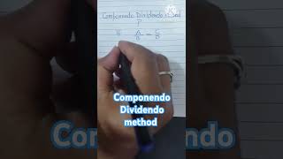 Componendo Dividendo method useful method and tricks in mathematics [upl. by Britni]