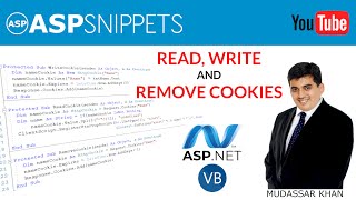 ASPNet Cookies Read Write Save and Remove Delete Cookies in ASPNet using VB [upl. by Nogas123]