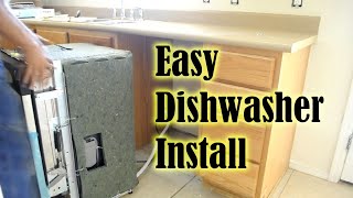 Dishwasher How To Install A Dishwasher in less than 1 hour How To Replace A Dishwasher [upl. by Krischer]