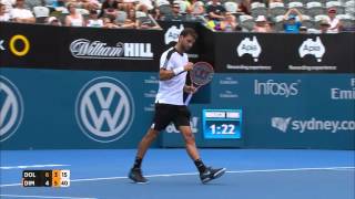 Dimitrov vs Dolgopolov Highlights Sydney 2016 [upl. by Bayard]