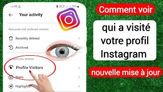 Comment savoir qui a consulté mon profil Instagram 2024  Qui a visité mon profil Instagram [upl. by Nieberg214]