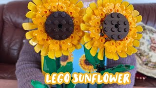 Lego Sunflower Set 40524 Come Build With MeSunflower is my favorite flower [upl. by Herta]