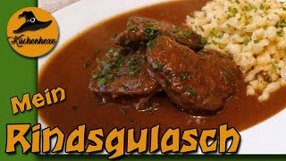 Mein Rindsgulasch mit Spatzln [upl. by Harwilll]