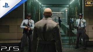 PS5 HITMAN 3  New York Bank Heist  Cinematic Run 4K 60FPS [upl. by Reppiks]