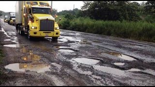 No cubren daños por mal estado de Autopistas  Transporte sin operaciones en Yucatán y Quintana Roo [upl. by Oibaf]