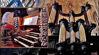 Introduction Theme amp Variations on HYFRYDOL  Diane Bish at Kings College Chapel Cambridge [upl. by Aaronson]