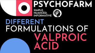 1 Minute Lessons Different Formulations of Valproic Acid [upl. by Rhetta344]