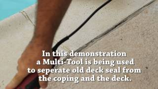 How to Clean Out Old Deck Seal [upl. by Mano]