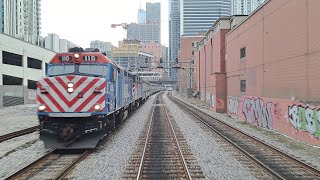 Full Ride  Metra Train 2222  Big Timber  Chicago Union Station [upl. by Vadnee489]