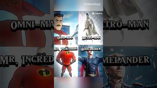 Omni man Vs Metro Man Vs Mr Incredible Vs Homelander 1v1 1vs4 viralvideo shorts [upl. by Uta]