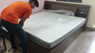 wakefit Orthopaedic Memory Foam Mattress Unboxing and Tested review [upl. by Krefetz]