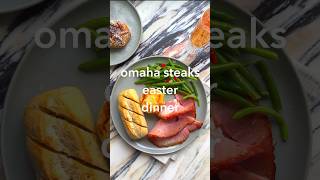 Easter Dinner Made Easy With Omaha Steaks [upl. by Enirok]