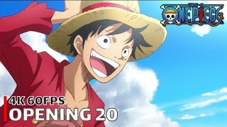 one piece op 20 4k 60fps ultimate versión [upl. by Alphonsa]