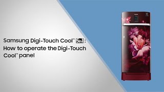 Samsung DigiTouch Cool™ 5in1 How to operate the DigiTouch Cool™ panel [upl. by Rockwell]