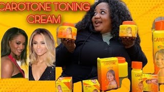 CAROTONE TONING SKIN CREAM REVIEW the Francis Family [upl. by Abran]