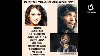 top 10 Éxitos legendarios de artistas gitanos [upl. by Airogerg]